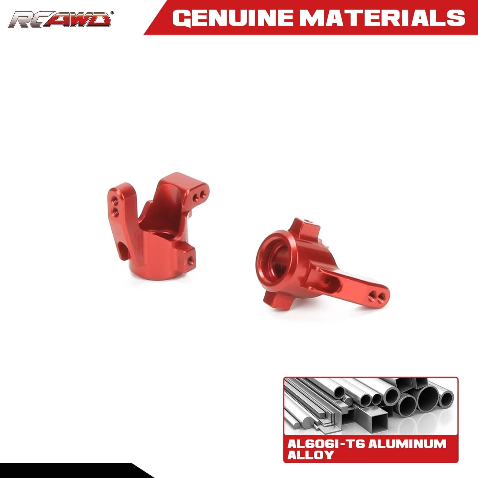 RCAWD Traxxas Latrax RCAWD RC Aluminum Carriers Stub Axle 2pcs for 1/18 Traxxas Upgrade Parts