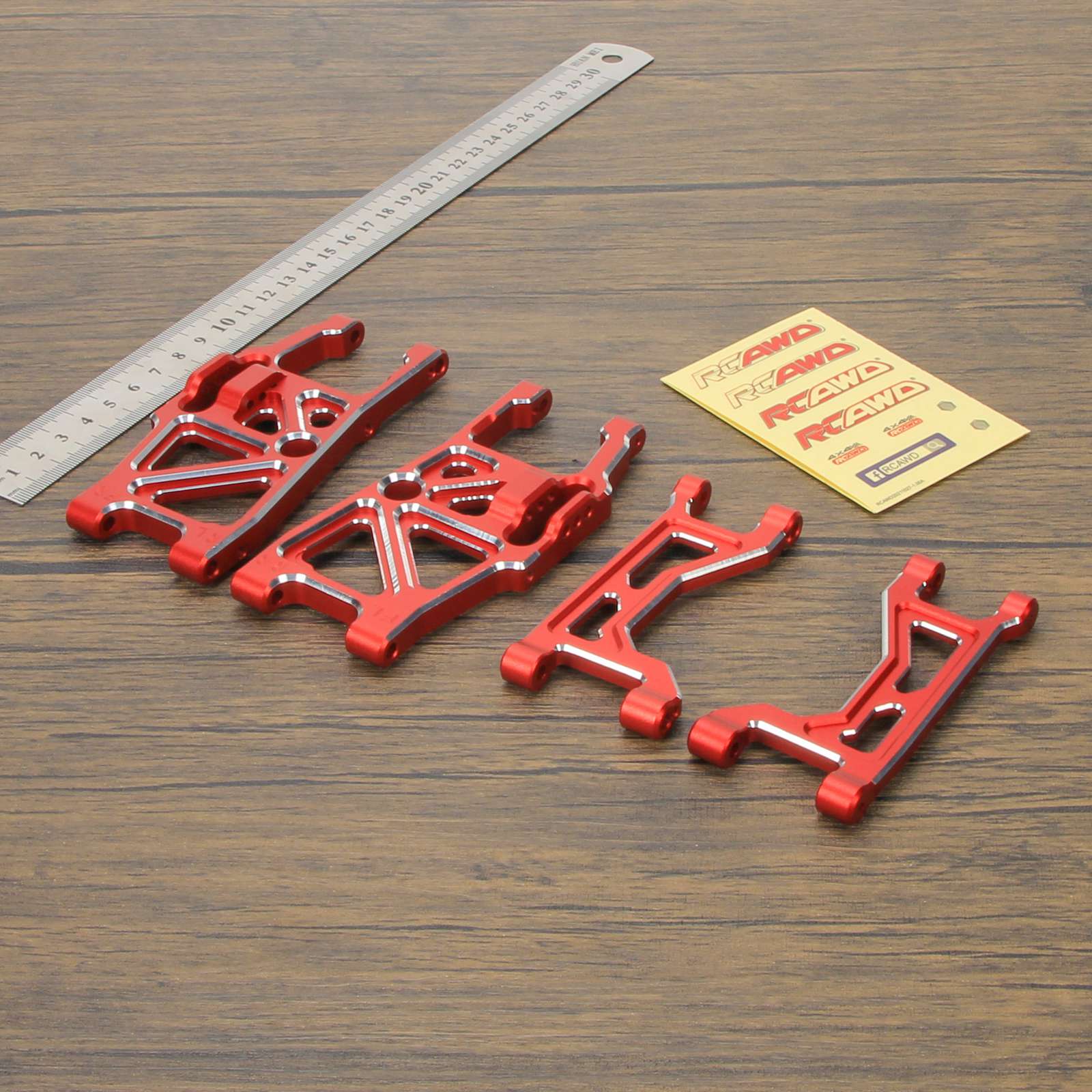 RCAWD TRAXXAS MAXX Red RCAWD Maxx Aluminium Suspension arms 8999 8998