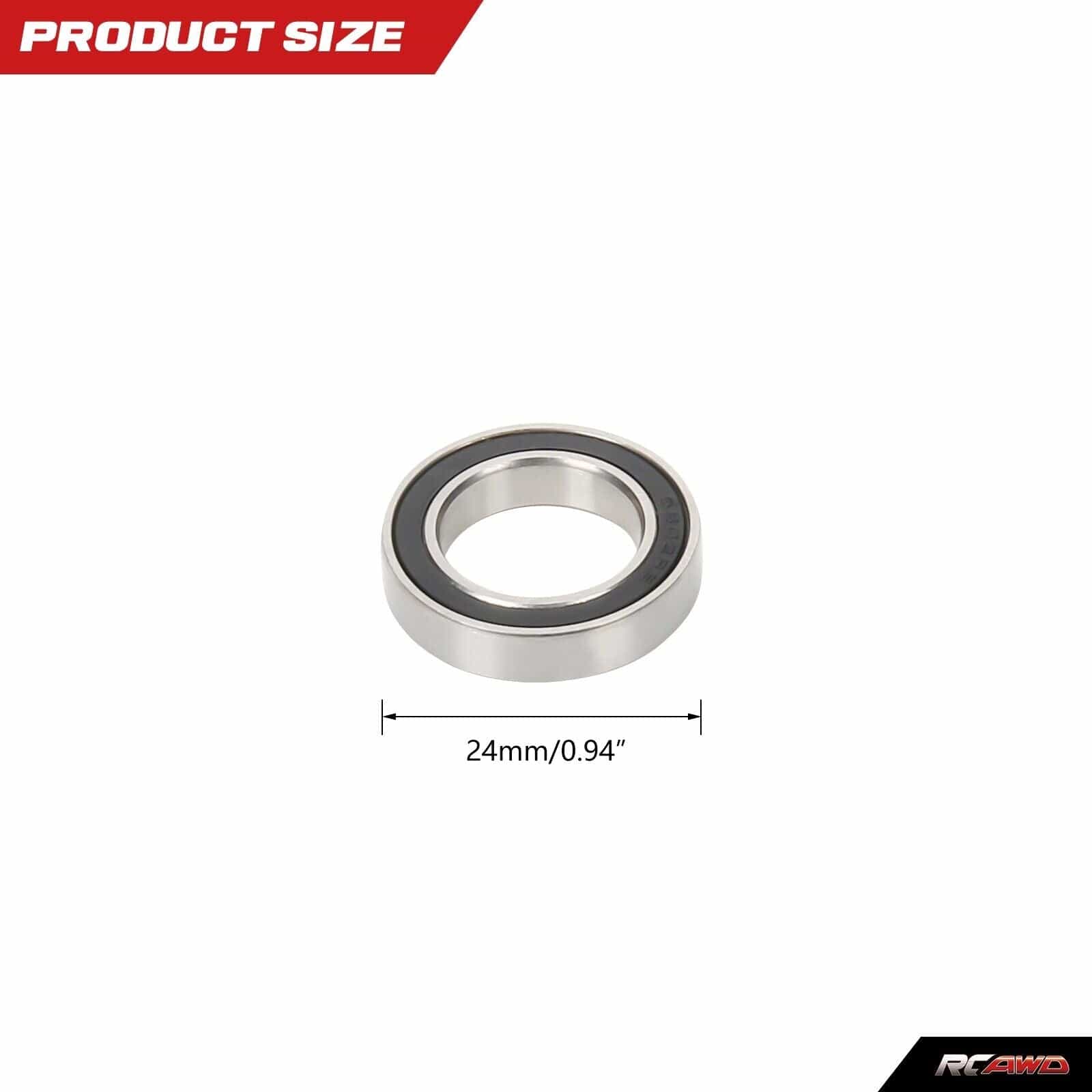 RCAWD TRAXXAS MAXX Siliver RCAWD Maxx 15x24x5mm Ball Bearing 5106A