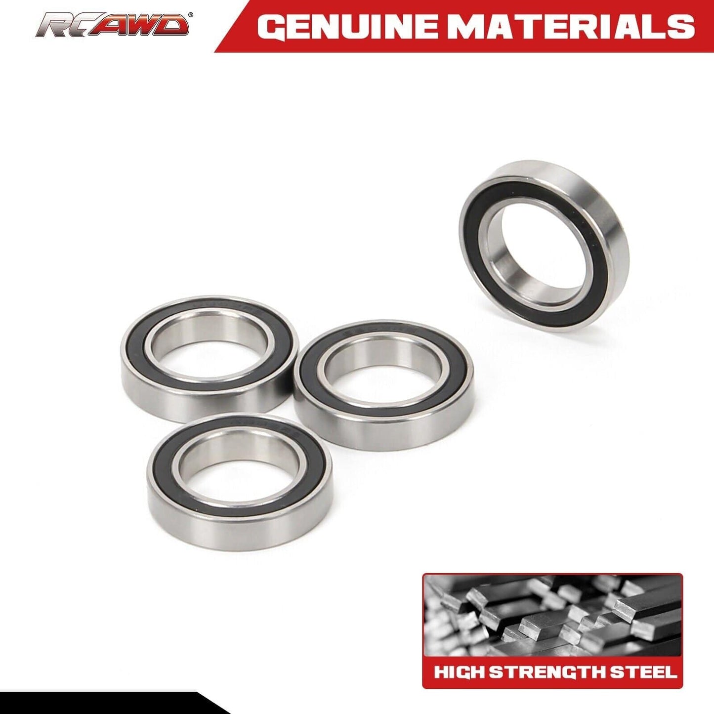 RCAWD TRAXXAS MAXX Siliver RCAWD Maxx 15x24x5mm Ball Bearing 5106A