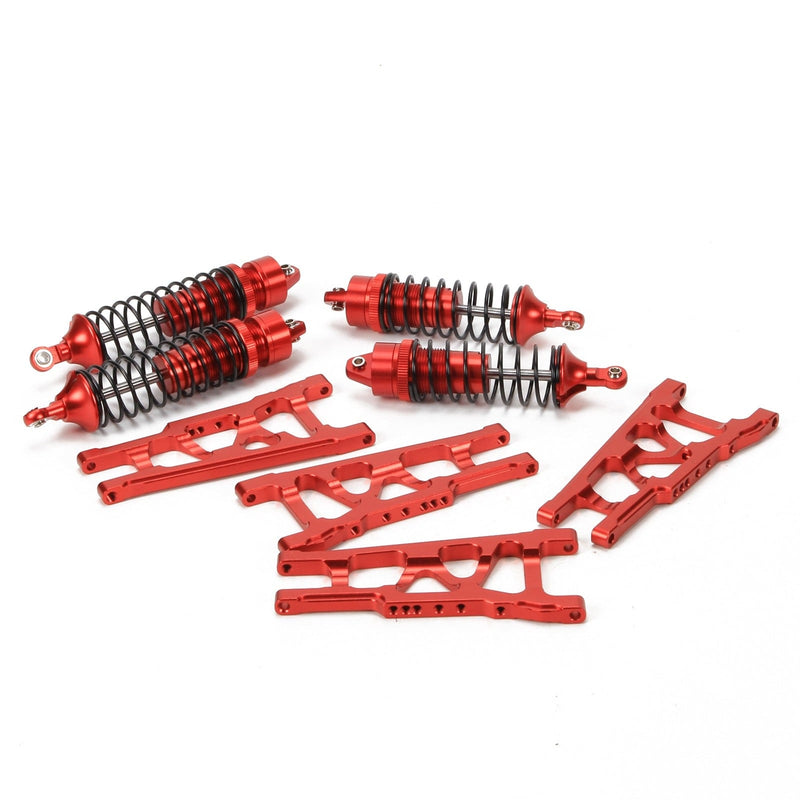 RCAWD Aluminum Suspension Set and Full Metal Shock Absorber for 1/10 Traxxas Slash 4x4 - RCAWD