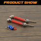 RCAWD TRAXXAS SLASH 4WD Red / Front Drive Shafts RCAWD RC CVD Drive Shafts Set for 1/10 Slash 4X4 Upgrades