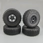 RCAWD TRAXXAS SLASH Black RCAWD 1/10 RC Wheel Tires 118*46*75mm 5 spokes for Traxxas Slash with alloy wheel hex