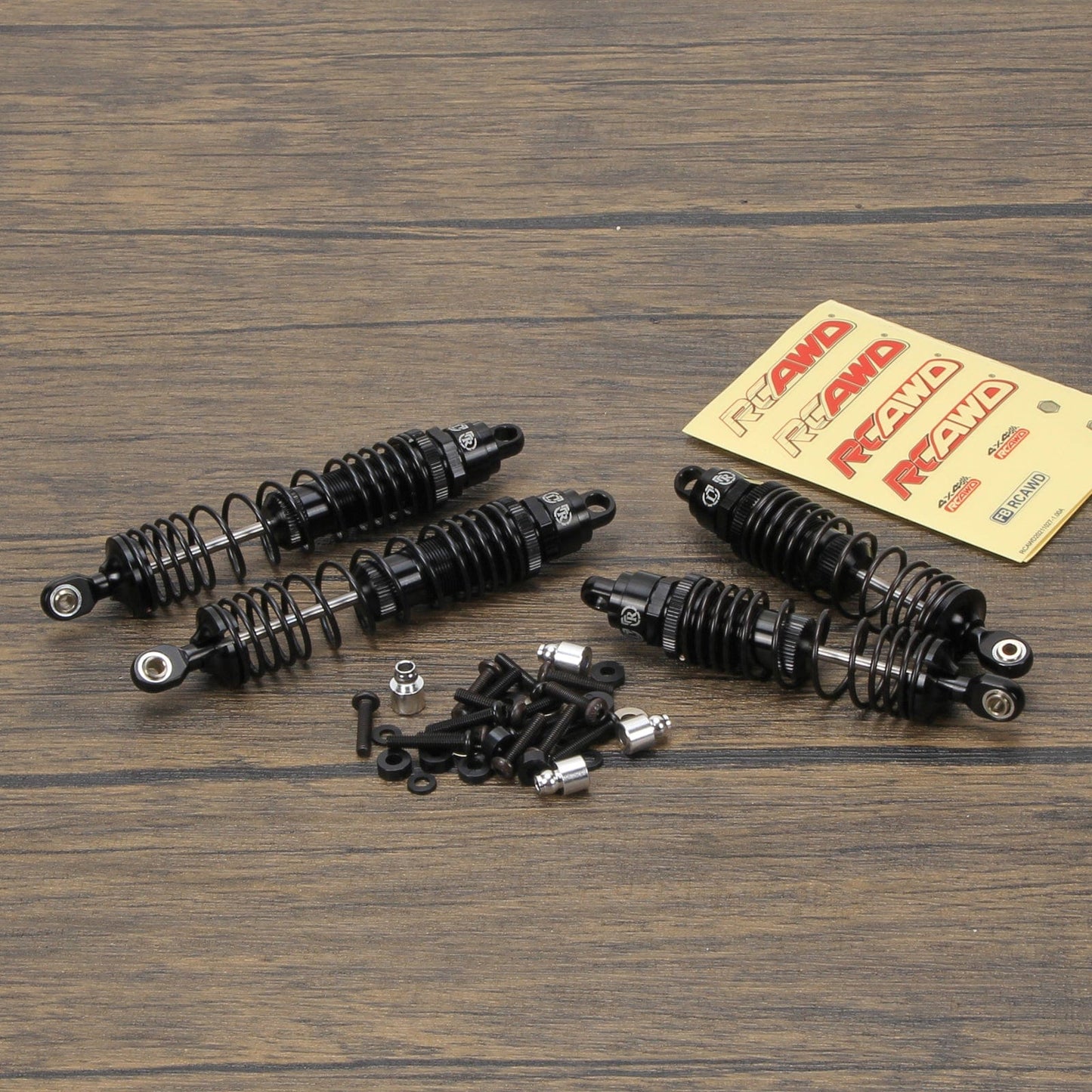 RCAWD TRAXXAS SLASH Black RCAWD Slash 2wd Big Bore Shocks Absorber oil-filled type