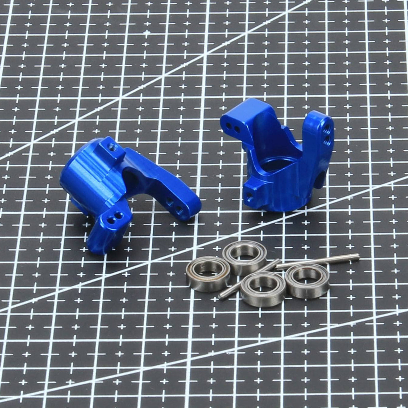 RCAWD TRAXXAS SLASH Blue RCAWD RC Aluminum Carriers Stub Axle 2pcs for 1/18 Traxxas Upgrade Parts