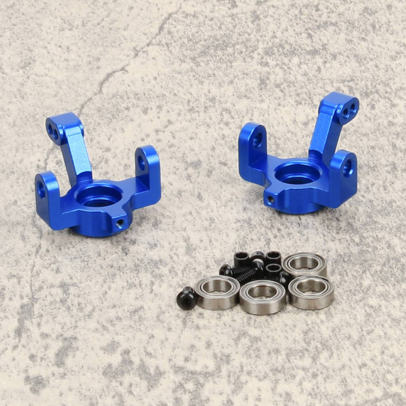 RCAWD TRAXXAS SLASH Blue RCAWD RC Aluminum Caster Blocks Steering Blocks for 1/18 Traxxas Upgrade Parts