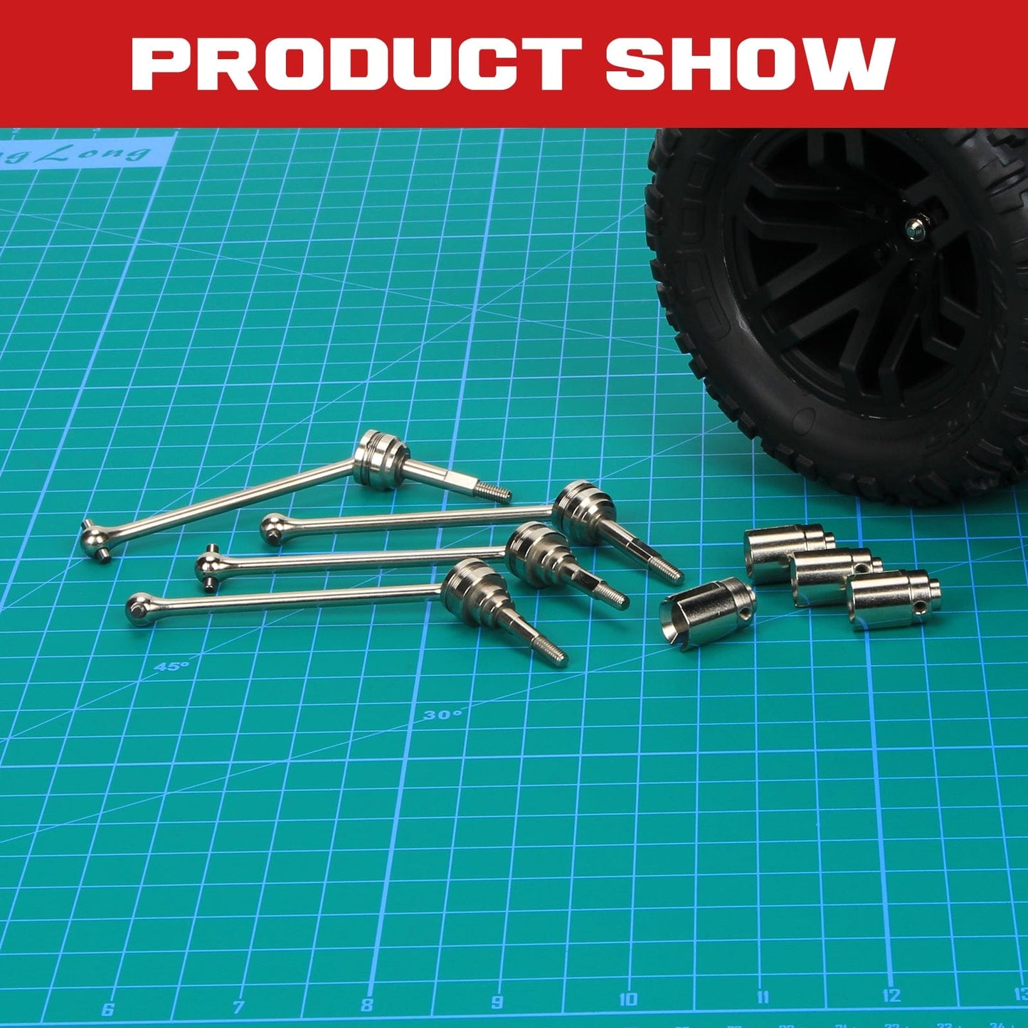 RCAWD TRAXXAS SLASH CVD Axle Driveshaft RCAWD Slash 4x4 Strengthen CVD Axle Driveshaft with 12mm Hex