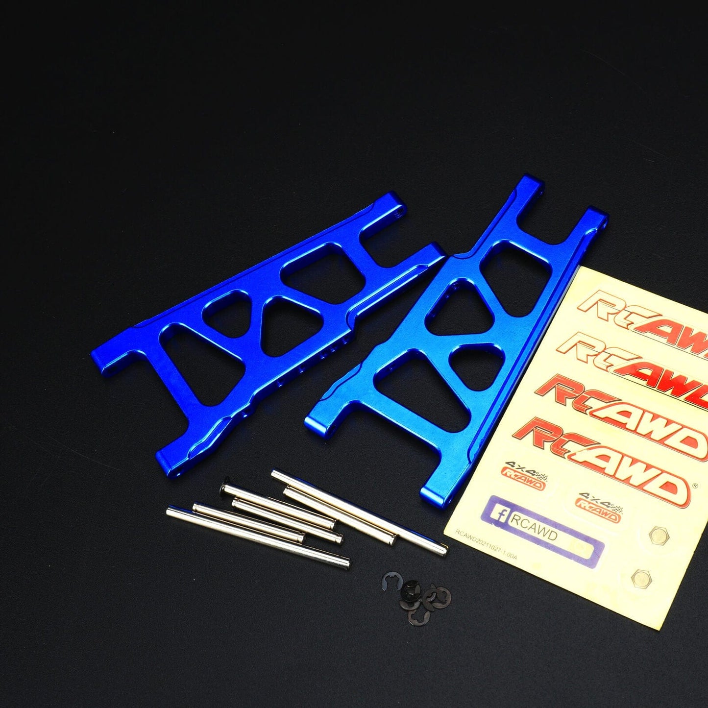 RCAWD TRAXXAS SLASH Dark blue RCAWD Traxxas Upgrade Alloy F/R Lower Suspension Arms 1 Set for Slash 4x4