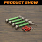 RCAWD TRAXXAS SLASH Green / A set RCAWD Slash 4x4 CVD Axles Set with 12mm Hex