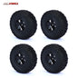 RCAWD TRAXXAS SLASH LG-018BL RCAWD 1/10 Pre-glued RC Wheel Tires for Traxxas Slash 5 spokes