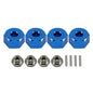 RCAWD TRAXXAS SLASH Navy Blue RCAWD 1/10 Slash 12mm Aluminum Wheel Hex (4Pcs) & M4 Locknut (4Pcs)