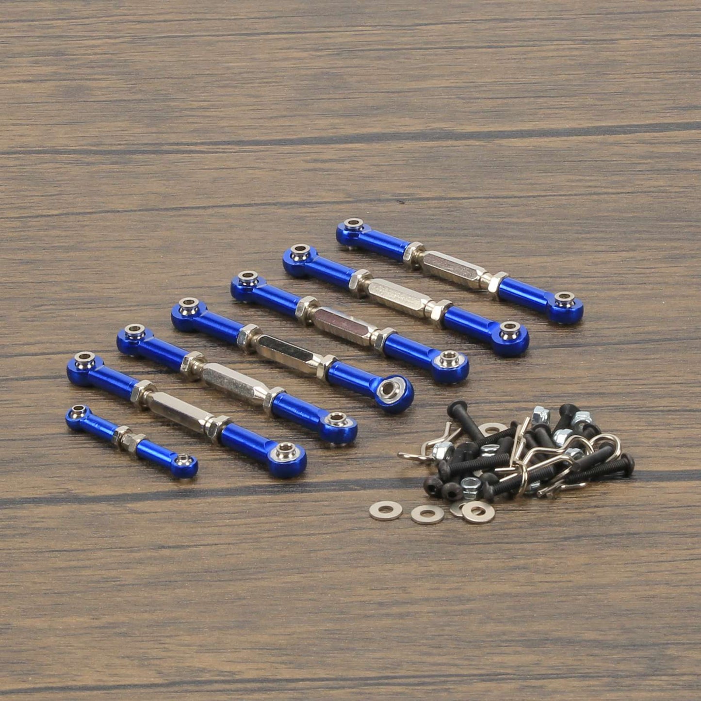 RCAWD TRAXXAS SLASH Navy blue RCAWD Slash 4x4 Aluminum Turnbuckles Camber Link with Rod Ends Sets 7pcs