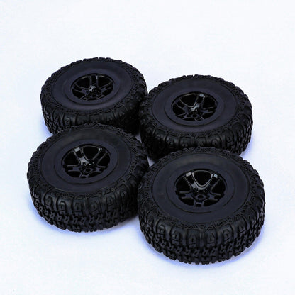 RCAWD TRAXXAS SLASH RCAWD 1/10 Pre-glued RC Wheel Tires for Traxxas Slash 10 spokes