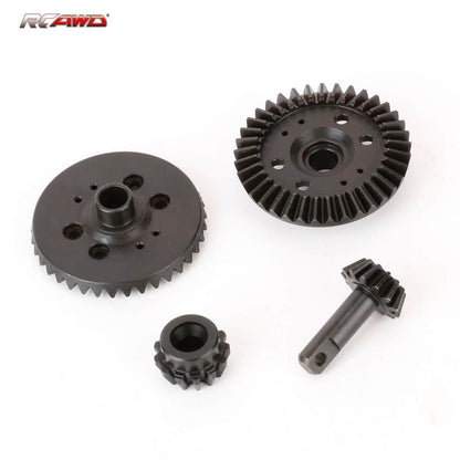 RCAWD TRAXXAS SLASH RCAWD 37T 13T Front Rear Differential Main Gears Spur Pinion Gear Straight Bevel Gear for Traxxas Slash 4x4 Upgrade Parts