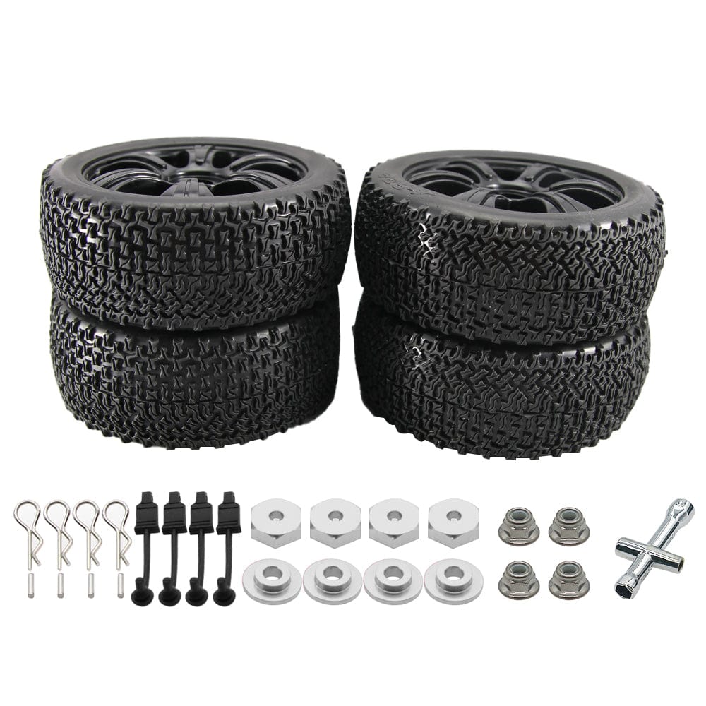 RCAWD TRAXXAS SLASH RCAWD 4pcs 112*45*80mm RC Wheel Tires for 1/10 Traxxas Slash with 17mm brass wheel hex