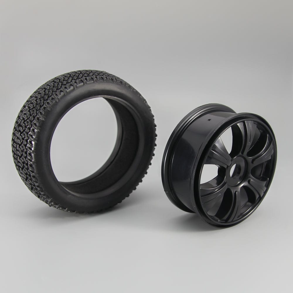 RCAWD TRAXXAS SLASH RCAWD 4pcs 112*45*80mm RC Wheel Tires for 1/10 Traxxas Slash with 17mm brass wheel hex