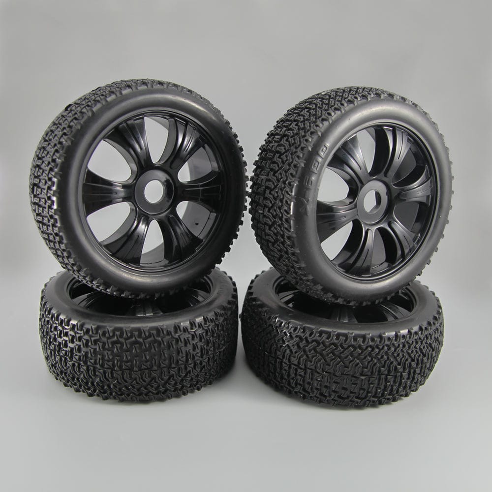 RCAWD TRAXXAS SLASH RCAWD 4pcs 112*45*80mm RC Wheel Tires for 1/10 Traxxas Slash with 17mm brass wheel hex