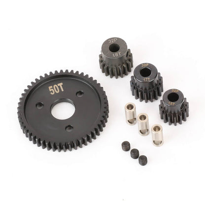 RCAWD TRAXXAS SLASH RCAWD 50T 0.8M 32P 40CR Steel Reduction Spur Main Gears Set for Traxxas Ford Jato Rustler Slash 4x4 Upgrade Parts