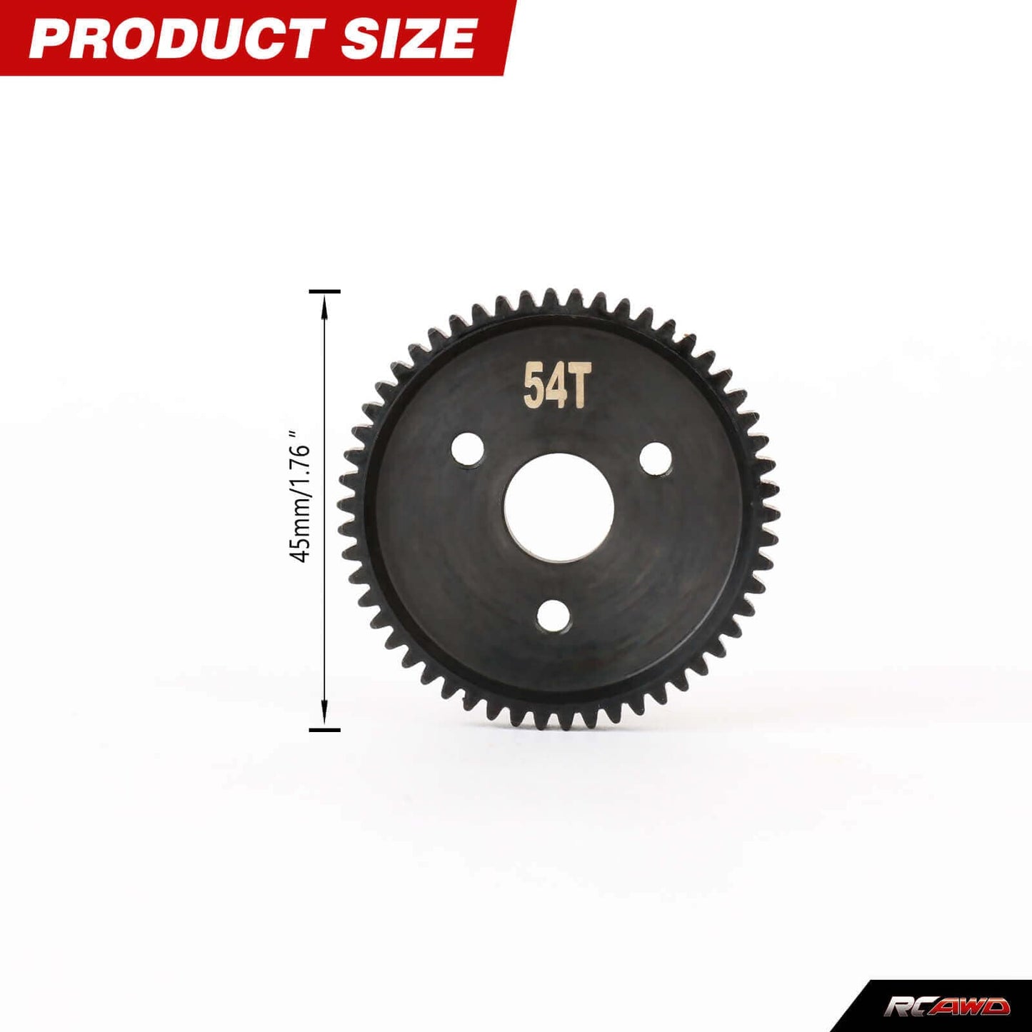 RCAWD TRAXXAS SLASH RCAWD 54T 0.8M 32P 40CR Steel Reduction Pinion Spur Main Gears Set for Traxxas Jato Slash BIGFOOT 4x4 Upgrade Parts