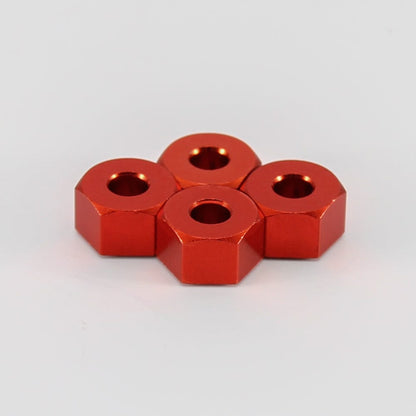 RCAWD TRAXXAS SLASH RCAWD Aluminum 12mm Hex Hubs Wheel Adapters & Flanged Nuts for 1/10 4WD Traxxas Slash Rustler