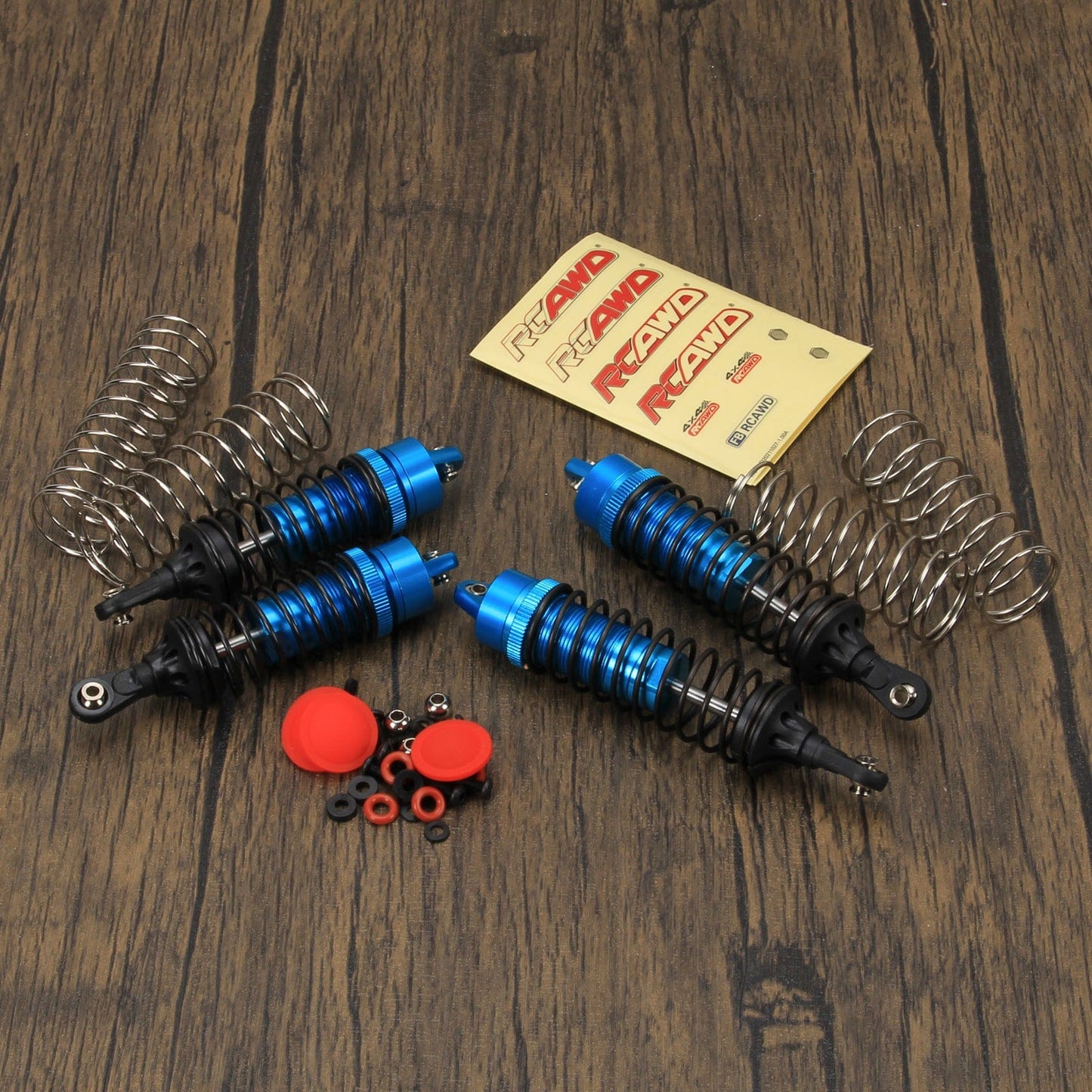 RCAWD TRAXXAS SLASH RCAWD Aluminum RC Shocks absorber 4pcs for Traxxas Slash 4x4 upgrades