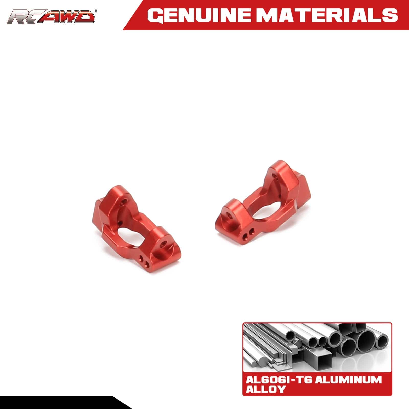 RCAWD TRAXXAS SLASH RCAWD RC Aluminum Caster blocks (c-hubs) 2pcs for 1/18 Traxxas Upgrade Parts