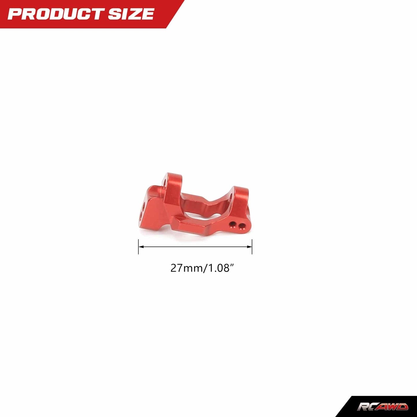 RCAWD TRAXXAS SLASH RCAWD RC Aluminum Caster blocks (c-hubs) 2pcs for 1/18 Traxxas Upgrade Parts