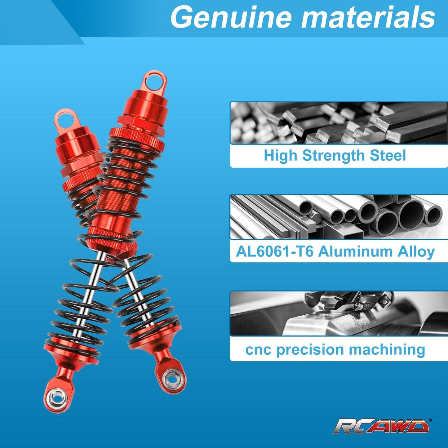 RCAWD TRAXXAS SLASH RCAWD Slash 2wd Big Bore Shocks Absorber oil-filled type