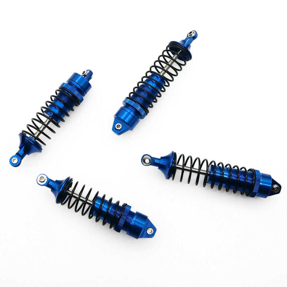 G-MZ Big Bore Aluminum Shocks With 4mm Shaft For Traxxas Nitro Stampede – Blue (Set Of 4)