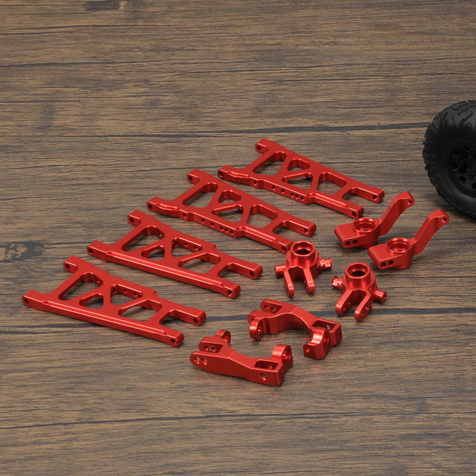 RCAWD TRAXXAS SLASH RCAWD Slash 4x4 Aluminum Steering Blocks and Alloy Suspension Arms Set