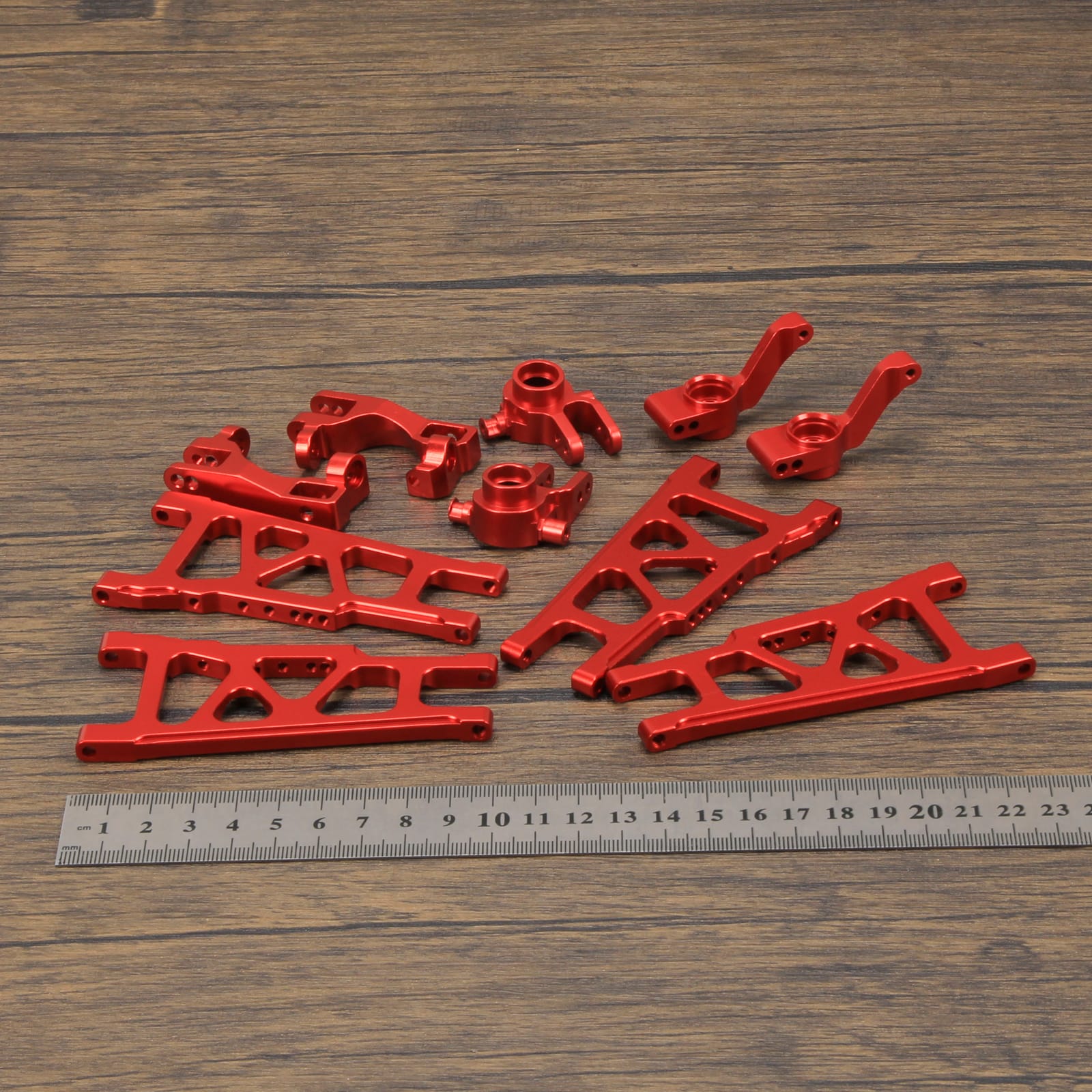 RCAWD TRAXXAS SLASH RCAWD Slash 4x4 Aluminum Steering Blocks and Alloy Suspension Arms Set