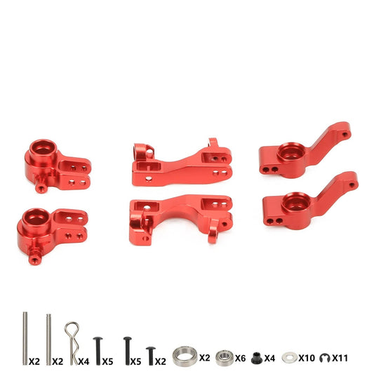 RCAWD TRAXXAS SLASH RCAWD Slash 4x4 Aluminum Steering Blocks Caster Blocks C-Hubs Stub Axle Carriers with Ball Bearings Kit