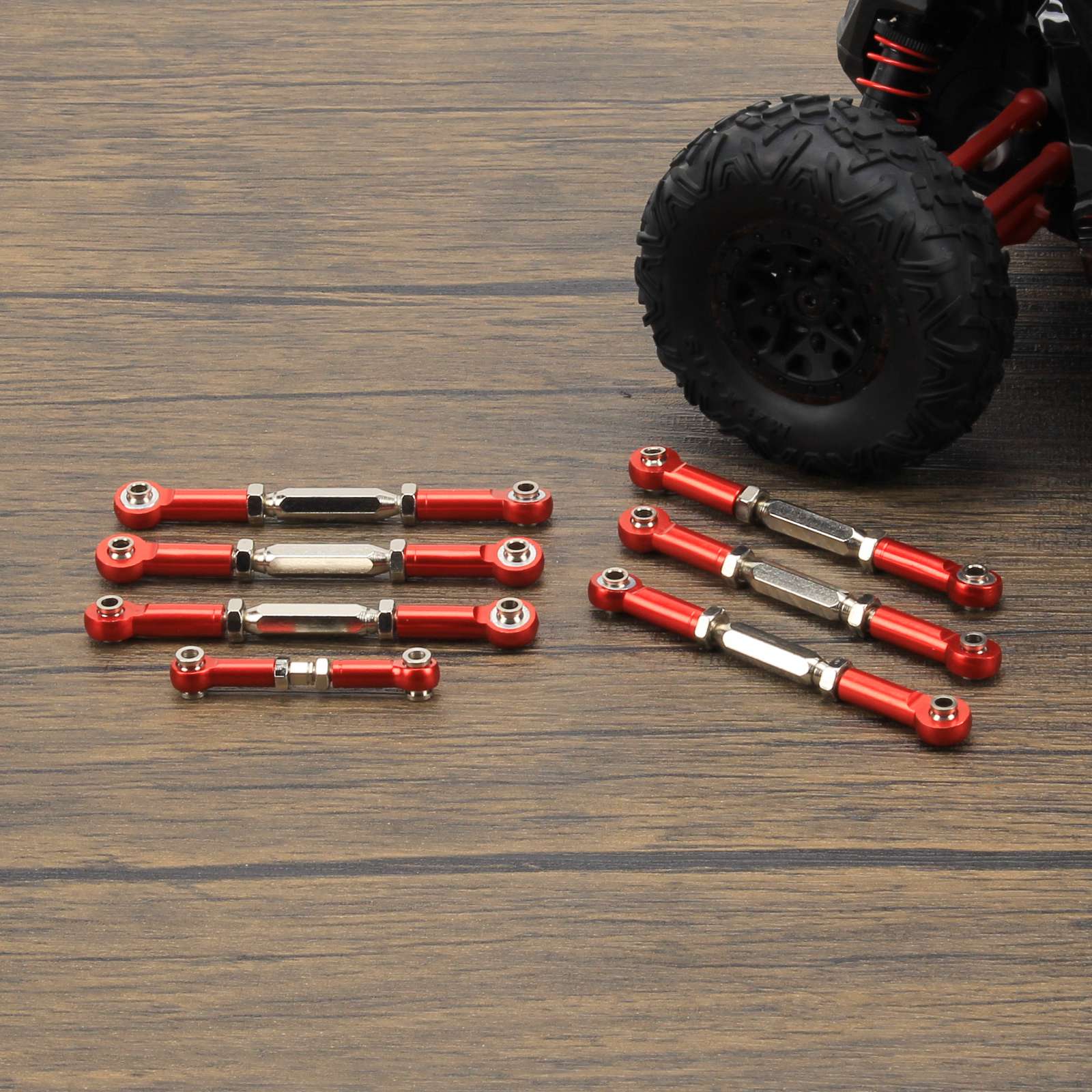 RCAWD TRAXXAS SLASH RCAWD Slash 4x4 Aluminum Turnbuckles Camber Link with Rod Ends Sets 7pcs