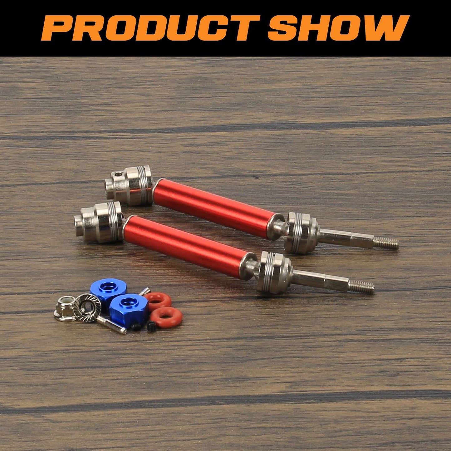 RCAWD TRAXXAS SLASH RCAWD Slash 4x4 CVD Axles Set with 12mm Hex