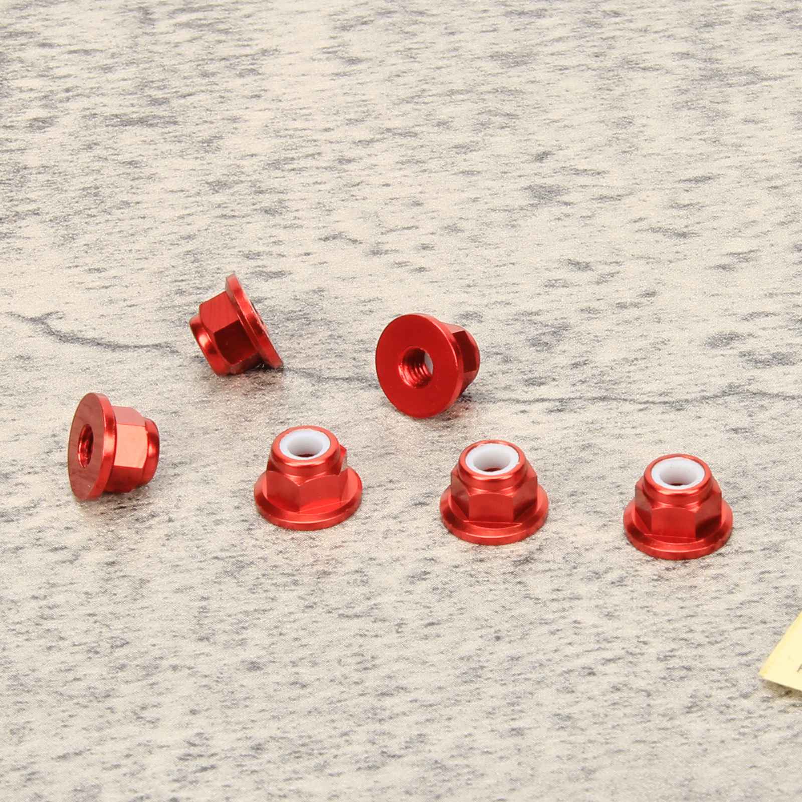 RCAWD TRAXXAS SLASH Red RCAWD Losi 22s Aluminum 4mm Aluminum  Nuts for Lasernut Tenacity