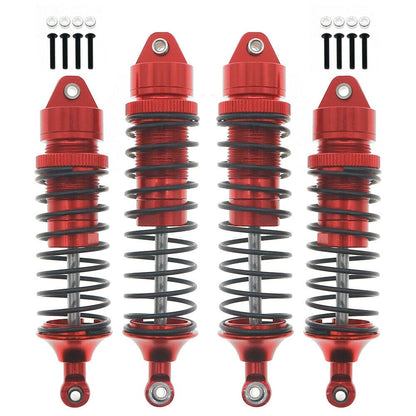 RCAWD TRAXXAS SLASH Red RCAWD Slash 4x4 Aluminum Shocks Absorber oil-filled type