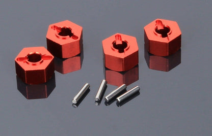 RCAWD TRAXXAS SLASH Red RCAWD Slash Wheel Hubs 4pc