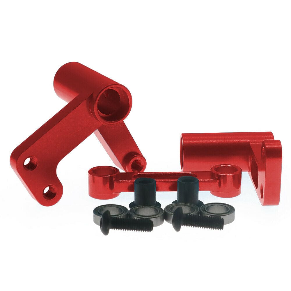 RCAWD TRAXXAS SLASH Red RCAWD Steering bellcranks servo saver draglink  for 1/10 Slash 2WD upgrades 3743NB