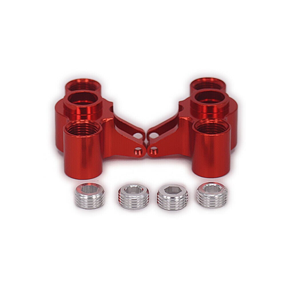 RCAWD TRAXXAS SLASH Red RCAWD Steering Hub Carrier Axle Carrier 7034 2PCS for 1/16 Slash 4WD E-Revo Summit upgrade