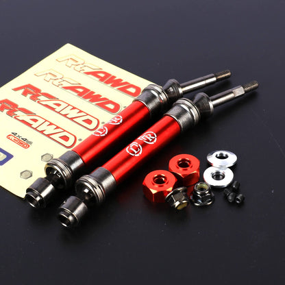 RCAWD TRAXXAS SLASH Red / Rear Driveshaft RCAWD TRAXXAS Upgrades Driveshaft Set with 2pcs hex for Slash 4wd
