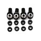 RCAWD TRAXXAS SLASH Rod Ends / Black RCAWD TRAXXAS Slash Aluminum Shock Caps Short Rod Ends