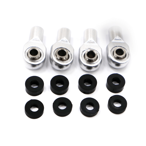 RCAWD TRAXXAS SLASH Rod Ends / Silver RCAWD TRAXXAS Slash Aluminum Shock Caps Short Rod Ends
