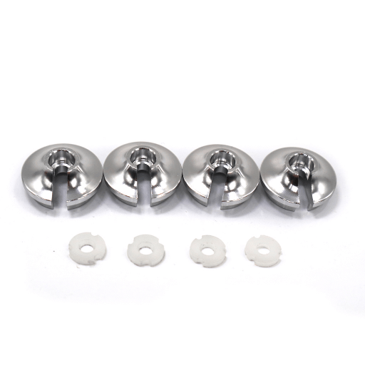 RCAWD TRAXXAS SLASH Spring retainers / Silver RCAWD TRAXXAS Slash Aluminum Shock Caps Short Rod Ends