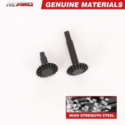 RCAWD TRAXXAS SLASH Straight Bevel Gears RCAWD Hardened Steel Center Differential Output Straight Bevel Gears for Traxxas 1/10 4WD Series Upgrade Parts