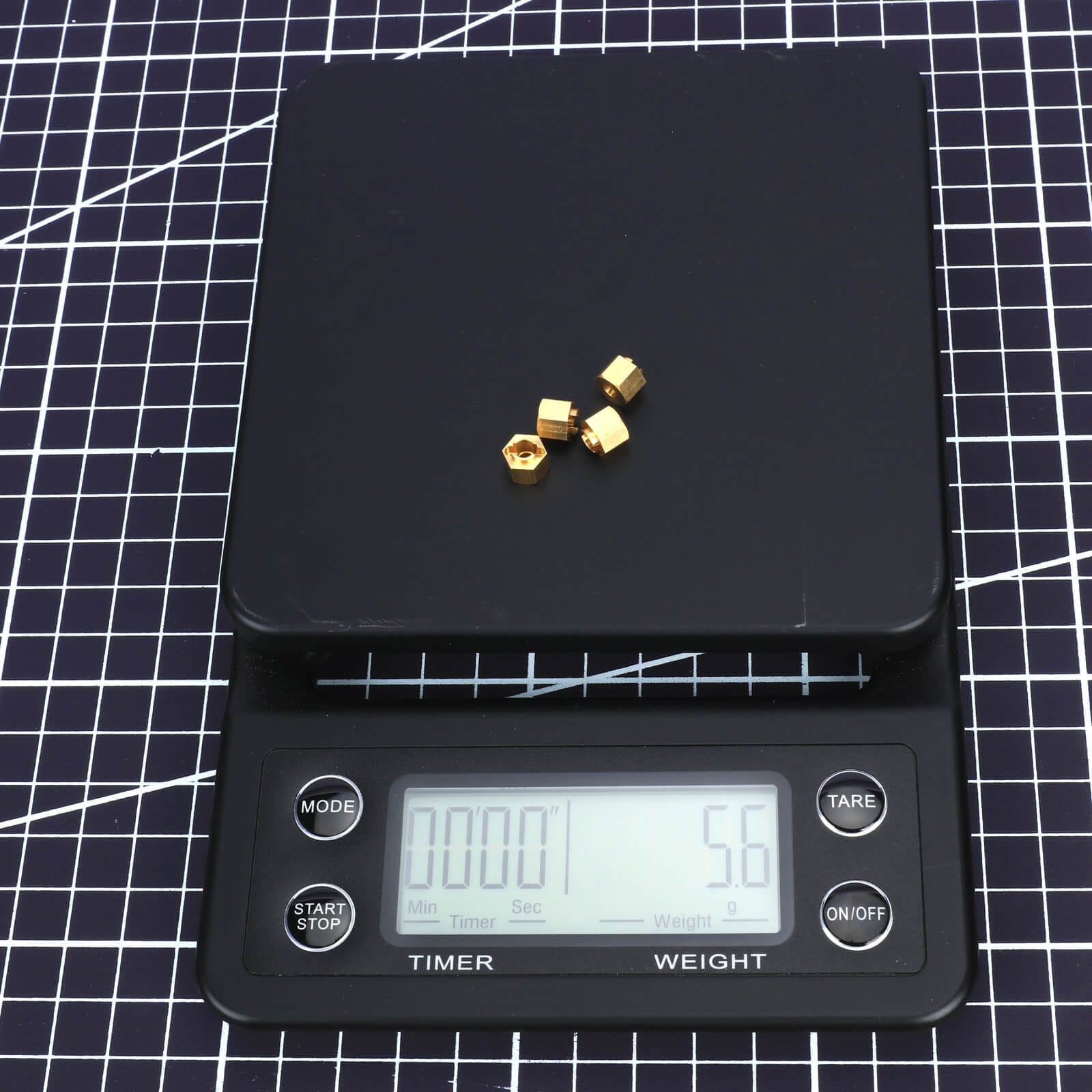 RCAWD TRAXXAS TRX4M H7*5.5mm RCAWD Trx4m 7mm Brass Wheel Hex