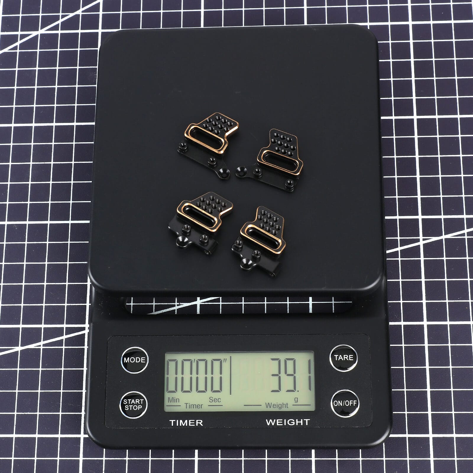 RCAWD TRAXXAS TRX4M RCAWD Brass Front Rear Shock Mounts