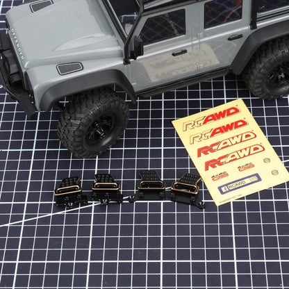 RCAWD TRAXXAS TRX4M RCAWD Brass Front Rear Shock Mounts