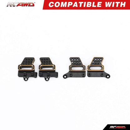 RCAWD TRAXXAS TRX4M RCAWD Brass Front Rear Shock Mounts
