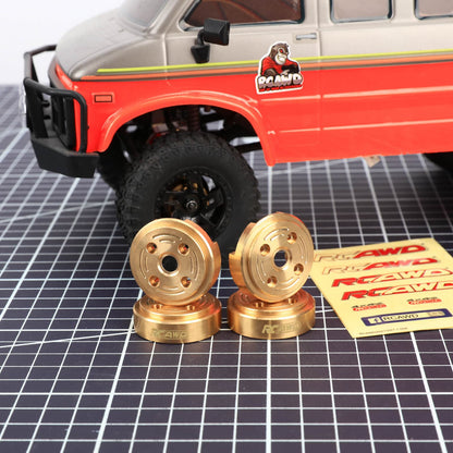 RCAWD TRAXXAS TRX4M RCAWD TRX4M 132g Front Rear Portal Axle Brass CounterWeight 4PCS