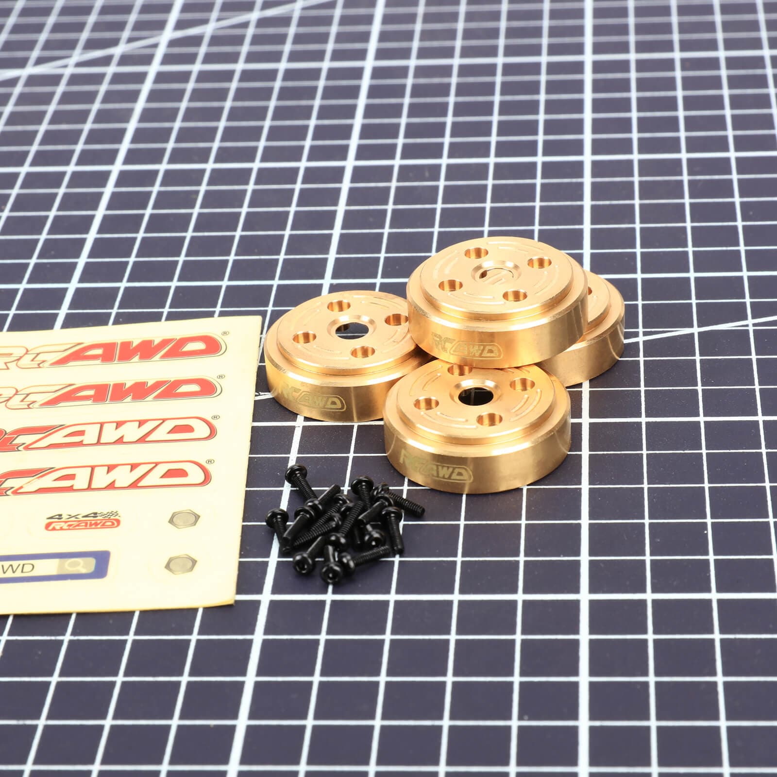 RCAWD TRAXXAS TRX4M RCAWD TRX4M 132g Front Rear Portal Axle Brass CounterWeight 4PCS